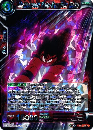 Machspeed Kaio-Ken Son Goku (BT7-005) [Assault of the Saiyans] | Dragon's Lair Comics and Fantasy Houston TX