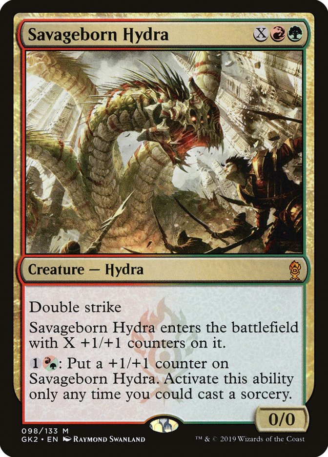Savageborn Hydra [Ravnica Allegiance Guild Kit] | Dragon's Lair Comics and Fantasy Houston TX