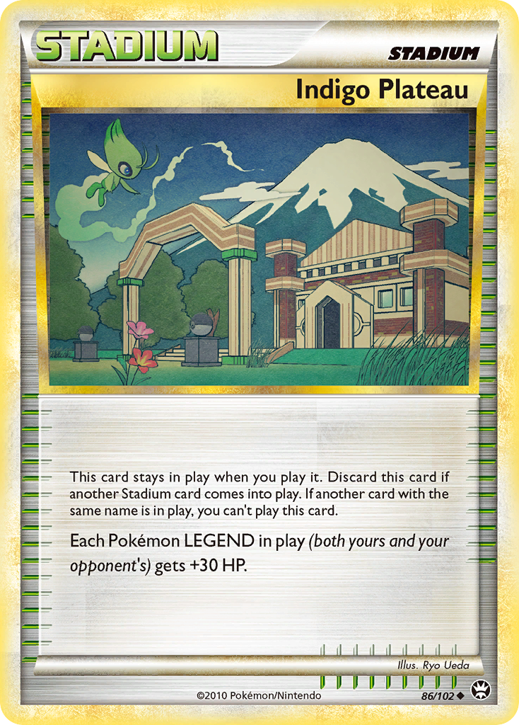 Indigo Plateau (86/102) [HeartGold & SoulSilver: Triumphant] | Dragon's Lair Comics and Fantasy Houston TX