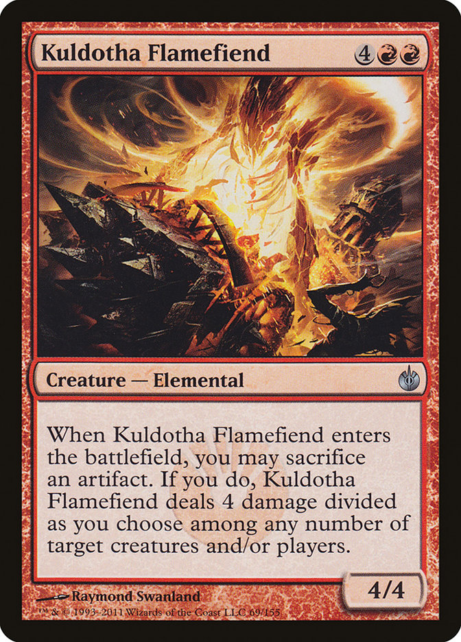 Kuldotha Flamefiend [Mirrodin Besieged] | Dragon's Lair Comics and Fantasy Houston TX