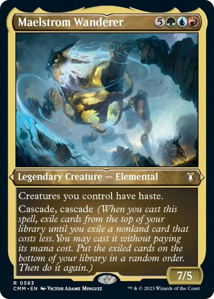 Maelstrom Wanderer (Foil Etched) [Commander Masters] | Dragon's Lair Comics and Fantasy Houston TX