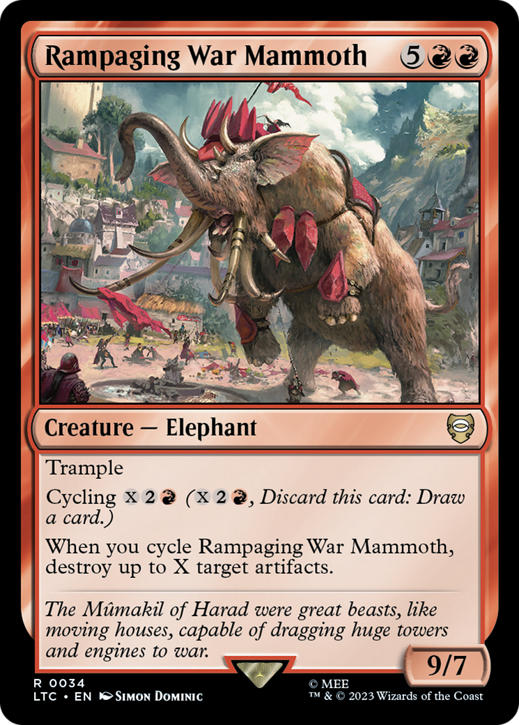 Rampaging War Mammoth [The Lord of the Rings: Tales of Middle-Earth Commander] | Dragon's Lair Comics and Fantasy Houston TX