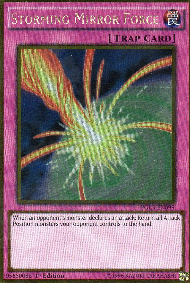 Storming Mirror Force [PGL3-EN099] Gold Rare | Dragon's Lair Comics and Fantasy Houston TX