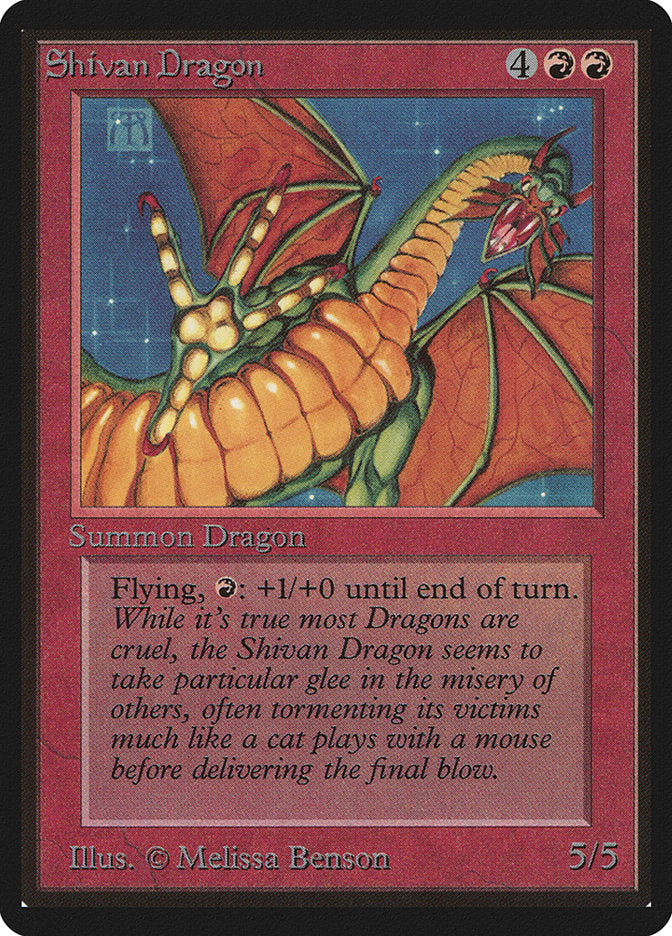 Shivan Dragon [Beta Edition] | Dragon's Lair Comics and Fantasy Houston TX