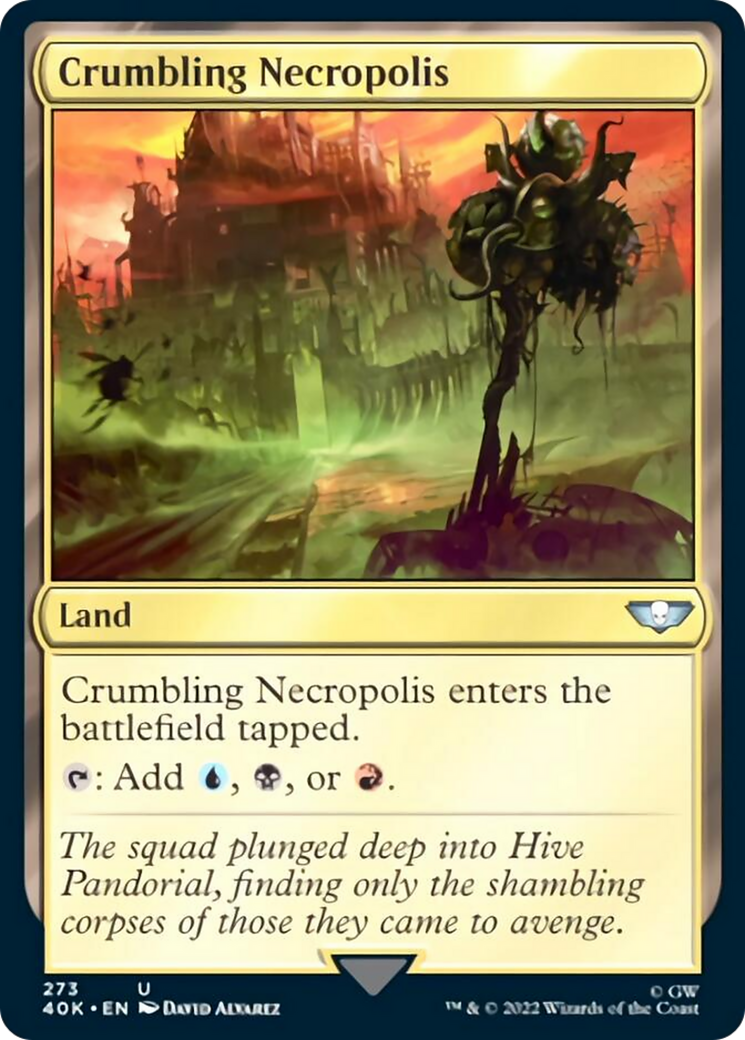 Crumbling Necropolis (Surge Foil) [Warhammer 40,000] | Dragon's Lair Comics and Fantasy Houston TX