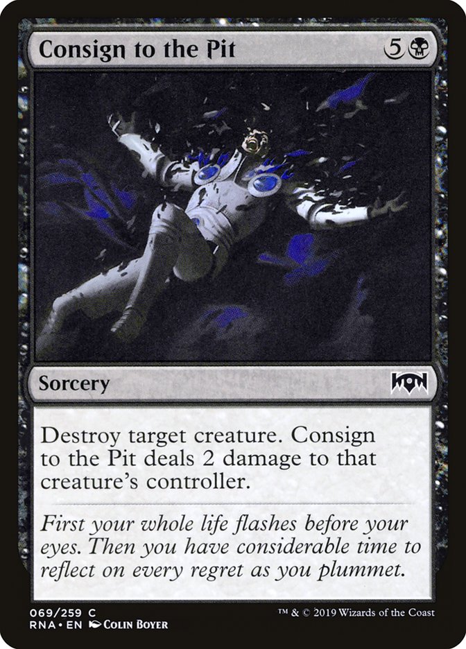 Consign to the Pit [Ravnica Allegiance] | Dragon's Lair Comics and Fantasy Houston TX