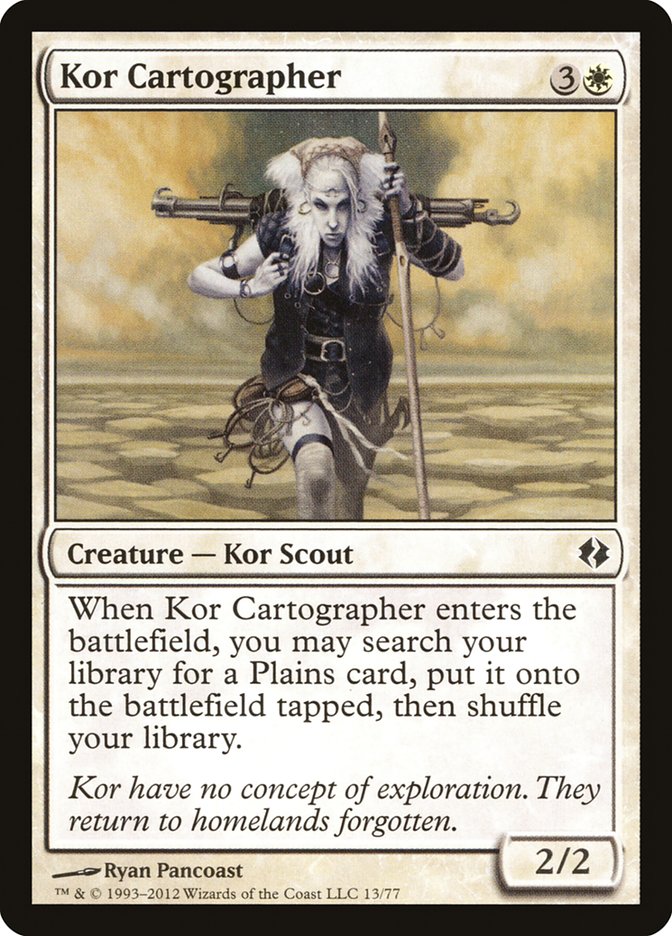 Kor Cartographer [Duel Decks: Venser vs. Koth] | Dragon's Lair Comics and Fantasy Houston TX