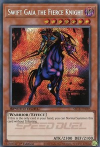 Swift Gaia the Fierce Knight (Secret) [SBCB-EN005] Secret Rare | Dragon's Lair Comics and Fantasy Houston TX