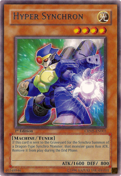 Hyper Synchron [CRMS-EN003] Rare | Dragon's Lair Comics and Fantasy Houston TX