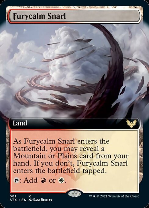 Furycalm Snarl (Extended Art) [Strixhaven: School of Mages] | Dragon's Lair Comics and Fantasy Houston TX