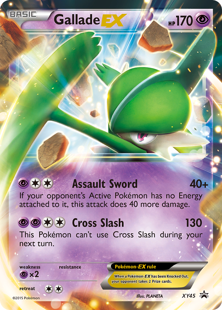 Gallade EX (XY45) [XY: Black Star Promos] | Dragon's Lair Comics and Fantasy Houston TX