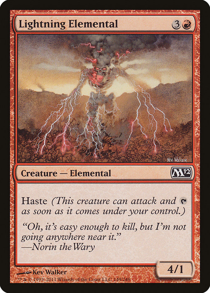 Lightning Elemental [Magic 2012] | Dragon's Lair Comics and Fantasy Houston TX