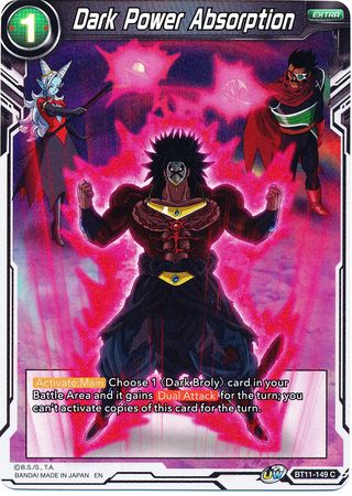 Dark Power Absorption (BT11-149) [Vermilion Bloodline 2nd Edition] | Dragon's Lair Comics and Fantasy Houston TX