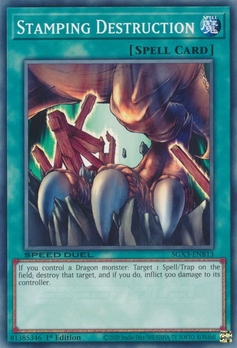 Stamping Destruction [SGX3-ENB13] Common | Dragon's Lair Comics and Fantasy Houston TX