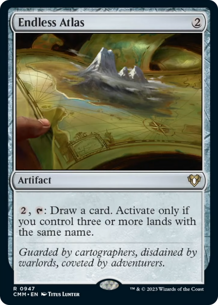 Endless Atlas [Commander Masters] | Dragon's Lair Comics and Fantasy Houston TX