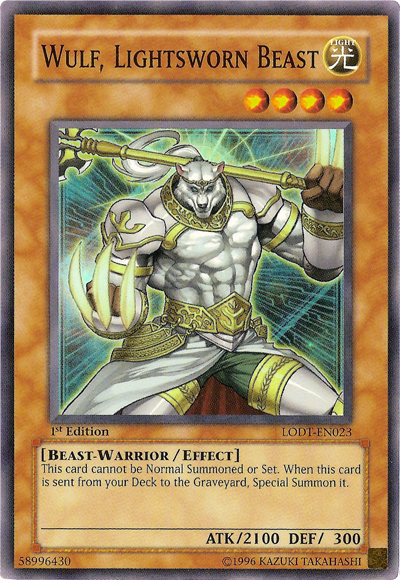 Wulf, Lightsworn Beast [LODT-EN023] Super Rare | Dragon's Lair Comics and Fantasy Houston TX