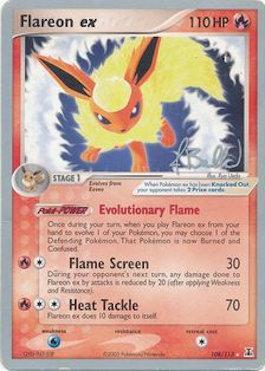 Flareon ex (108/113) (Eeveelutions - Jimmy Ballard) [World Championships 2006] | Dragon's Lair Comics and Fantasy Houston TX