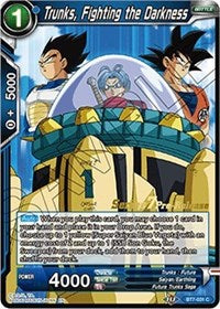 Trunks, Fighting the Darkness (BT7-031_PR) [Assault of the Saiyans Prerelease Promos] | Dragon's Lair Comics and Fantasy Houston TX