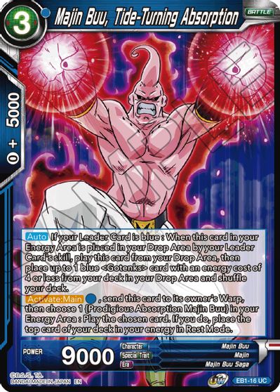 Majin Buu, Tide-Turning Absorption (EB1-16) [Battle Evolution Booster] | Dragon's Lair Comics and Fantasy Houston TX