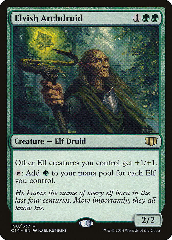 Elvish Archdruid [Commander 2014] | Dragon's Lair Comics and Fantasy Houston TX