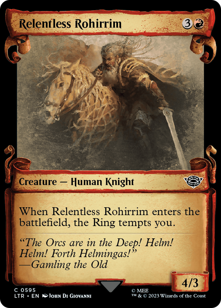 Relentless Rohirrim [The Lord of the Rings: Tales of Middle-Earth Showcase Scrolls] | Dragon's Lair Comics and Fantasy Houston TX