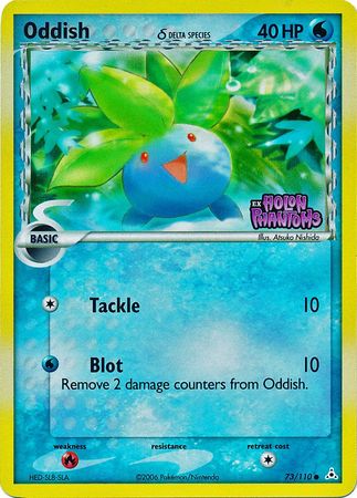Oddish (73/110) (Delta Species) (Stamped) [EX: Holon Phantoms] | Dragon's Lair Comics and Fantasy Houston TX