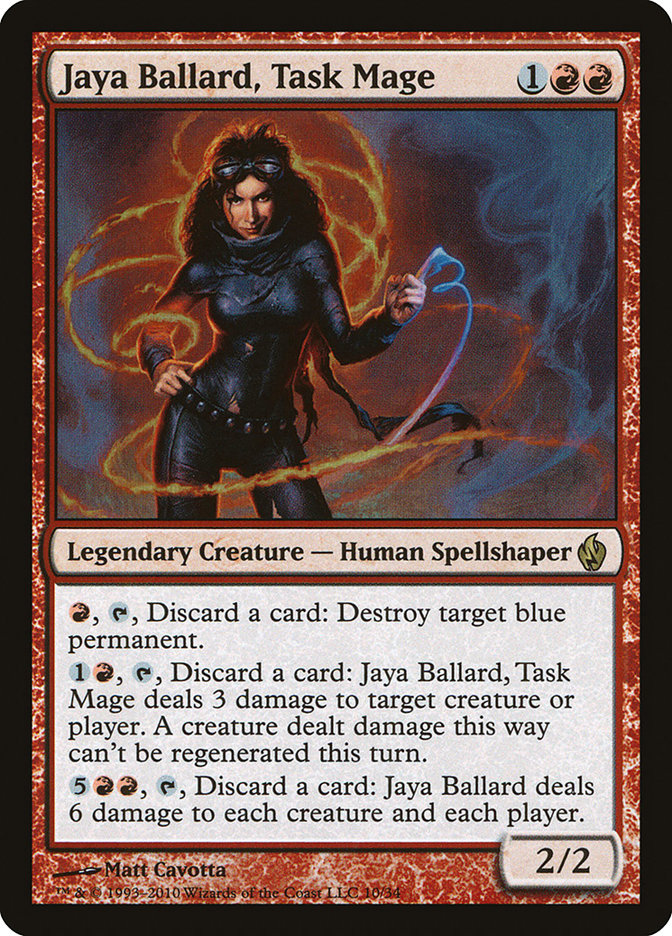 Jaya Ballard, Task Mage [Premium Deck Series: Fire and Lightning] | Dragon's Lair Comics and Fantasy Houston TX