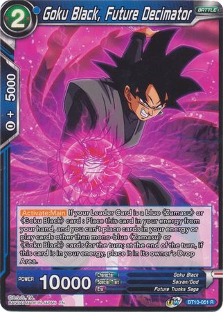 Goku Black, Future Decimator (BT10-051) [Rise of the Unison Warrior] | Dragon's Lair Comics and Fantasy Houston TX