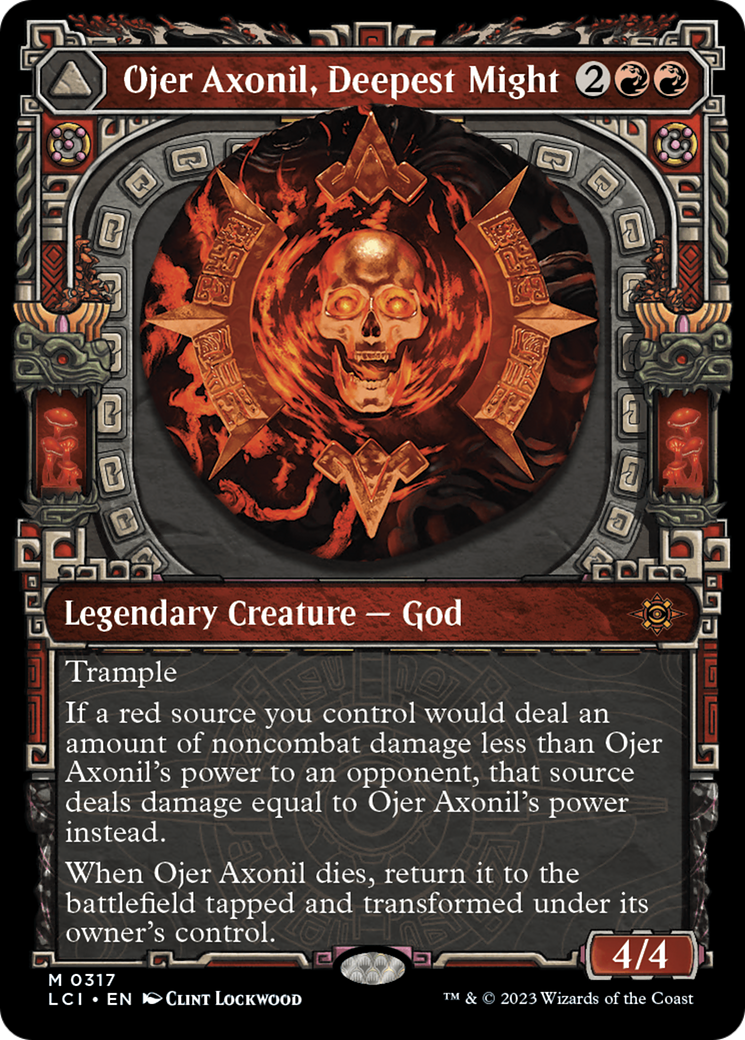Ojer Axonil, Deepest Might // Temple of Power (Showcase) [The Lost Caverns of Ixalan] | Dragon's Lair Comics and Fantasy Houston TX
