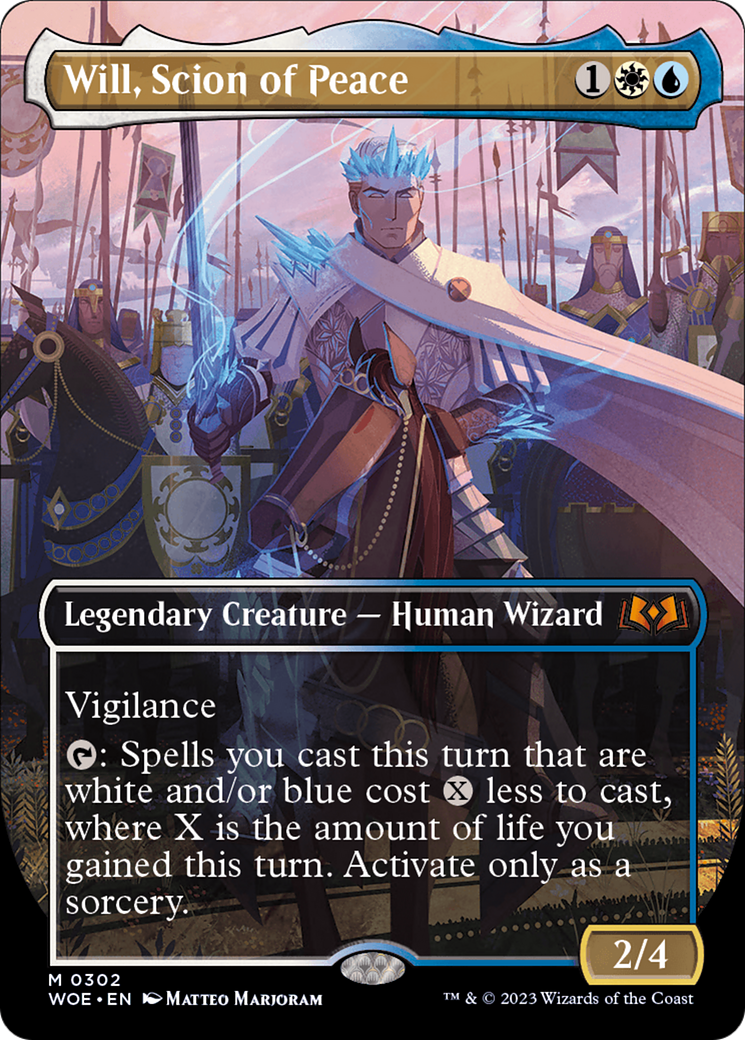 Will, Scion of Peace (Borderless Alternate Art) [Wilds of Eldraine] | Dragon's Lair Comics and Fantasy Houston TX