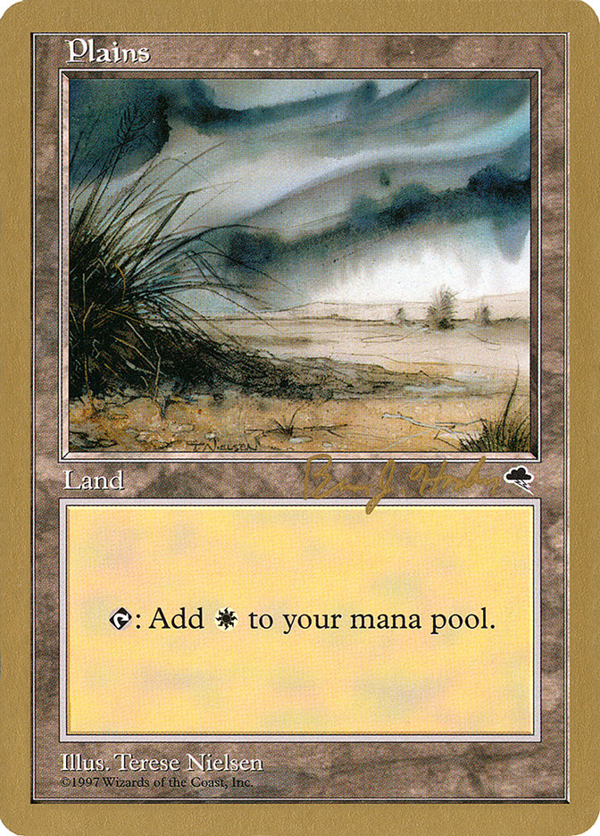 Plains (bh333) (Brian Hacker) [World Championship Decks 1998] | Dragon's Lair Comics and Fantasy Houston TX