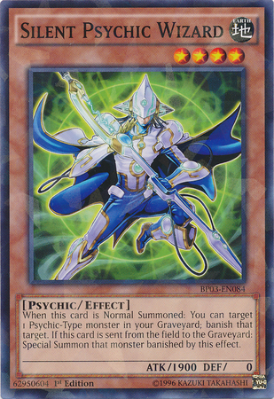 Silent Psychic Wizard [BP03-EN084] Shatterfoil Rare | Dragon's Lair Comics and Fantasy Houston TX