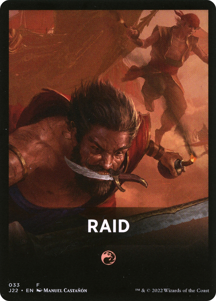 Raid Theme Card [Jumpstart 2022 Front Cards] | Dragon's Lair Comics and Fantasy Houston TX