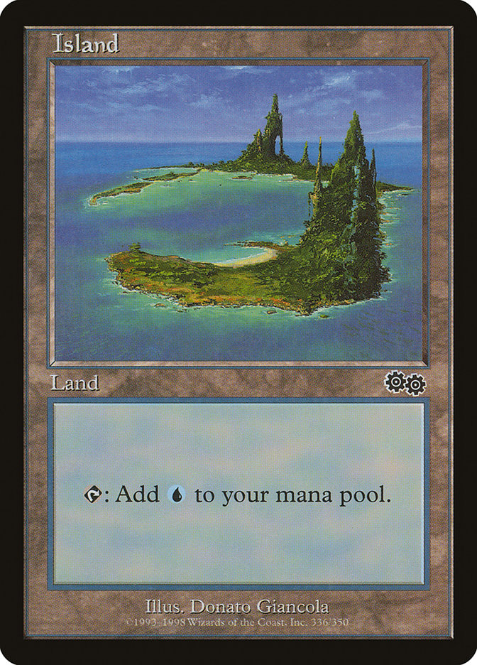 Island (336) [Urza's Saga] | Dragon's Lair Comics and Fantasy Houston TX