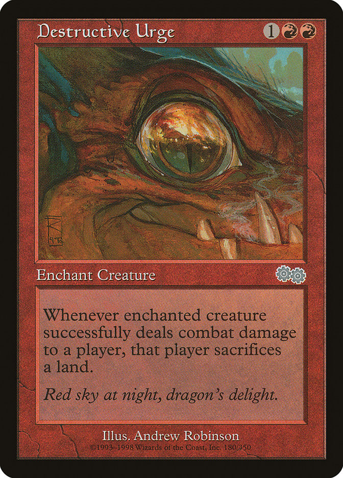 Destructive Urge [Urza's Saga] | Dragon's Lair Comics and Fantasy Houston TX
