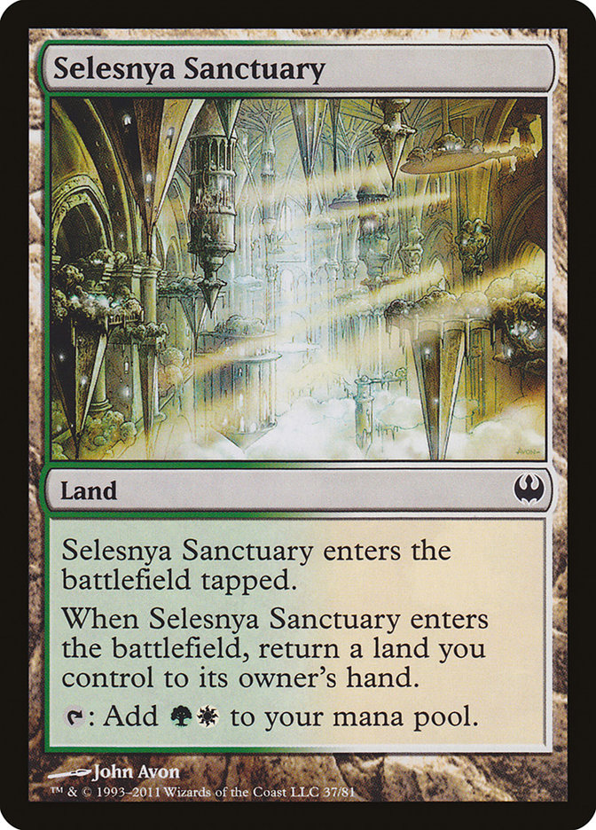 Selesnya Sanctuary [Duel Decks: Knights vs. Dragons] | Dragon's Lair Comics and Fantasy Houston TX