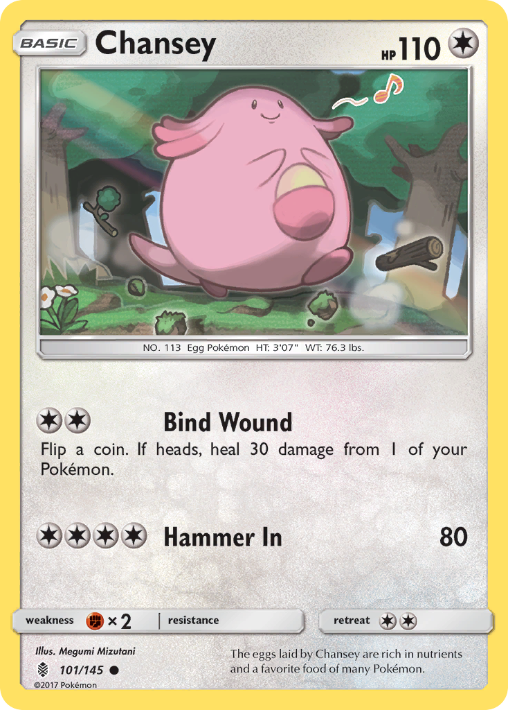 Chansey (101/145) [Sun & Moon: Guardians Rising] | Dragon's Lair Comics and Fantasy Houston TX