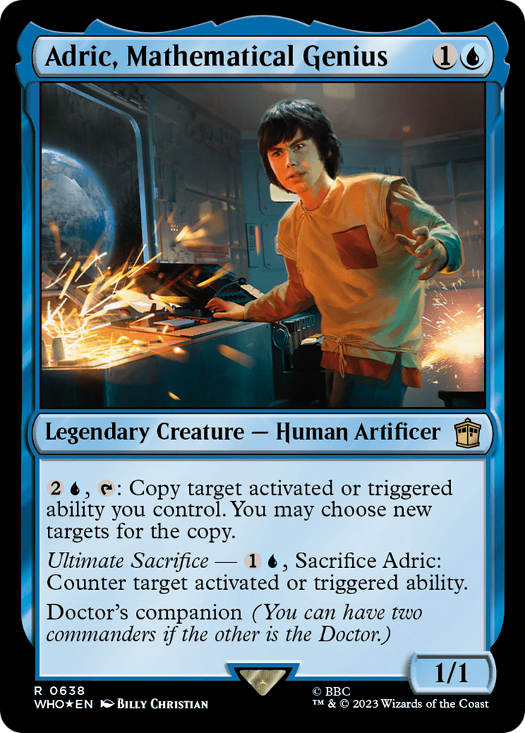 Adric, Mathematical Genius (Surge Foil) [Doctor Who] | Dragon's Lair Comics and Fantasy Houston TX
