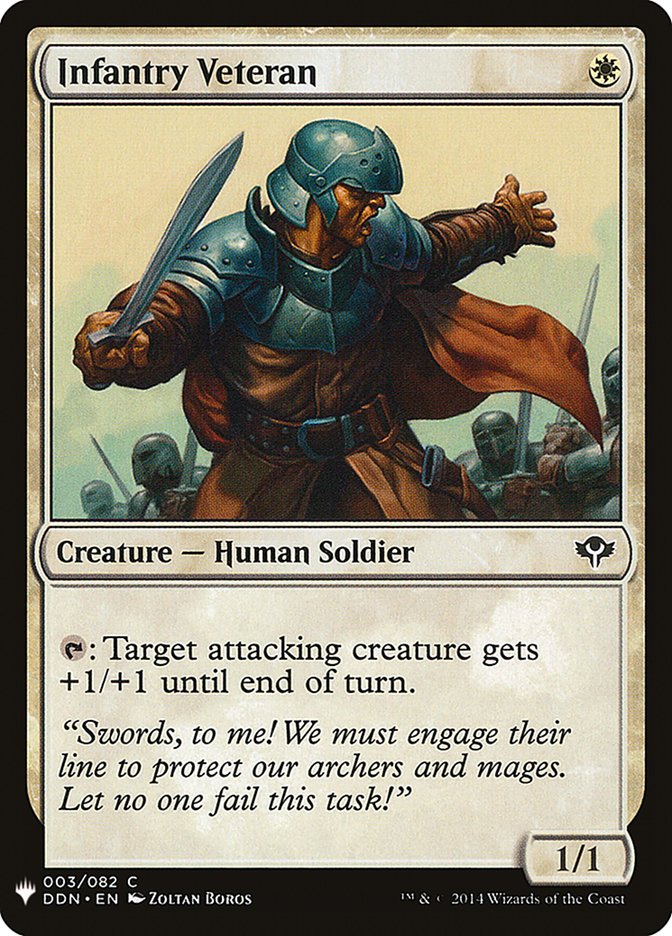 Infantry Veteran [Mystery Booster] | Dragon's Lair Comics and Fantasy Houston TX