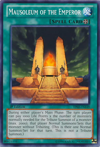 Mausoleum of the Emperor [BP02-EN149] Mosaic Rare | Dragon's Lair Comics and Fantasy Houston TX