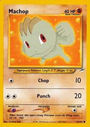 Machop (73/105) [Neo Destiny Unlimited] | Dragon's Lair Comics and Fantasy Houston TX
