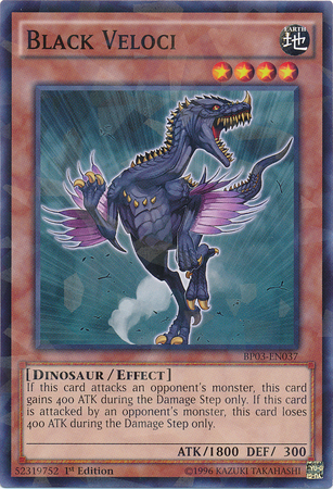 Black Veloci [BP03-EN037] Shatterfoil Rare | Dragon's Lair Comics and Fantasy Houston TX