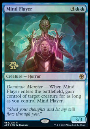 Mind Flayer [Dungeons & Dragons: Adventures in the Forgotten Realms Prerelease Promos] | Dragon's Lair Comics and Fantasy Houston TX
