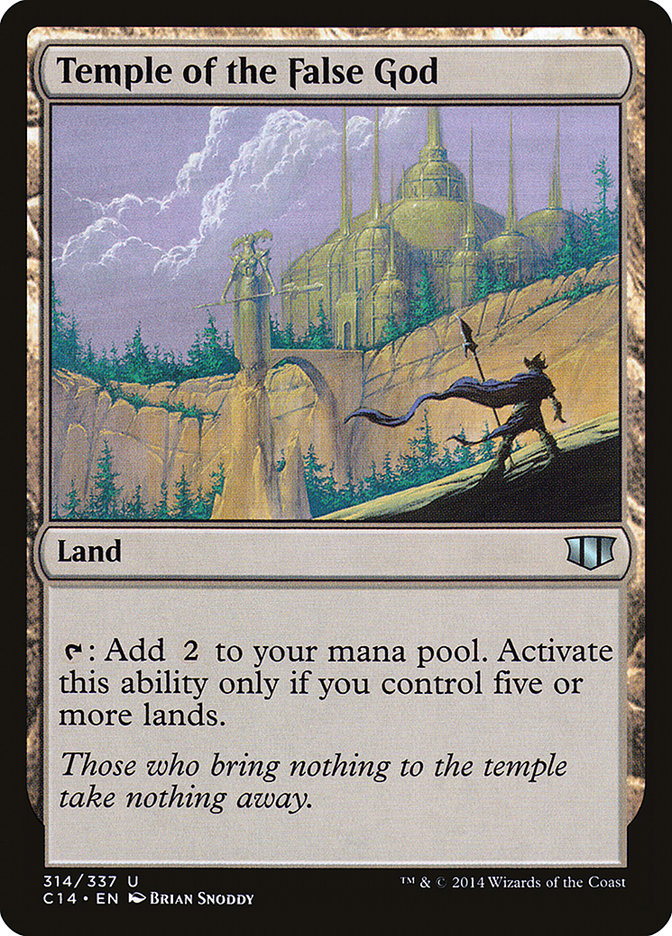 Temple of the False God [Commander 2014] | Dragon's Lair Comics and Fantasy Houston TX