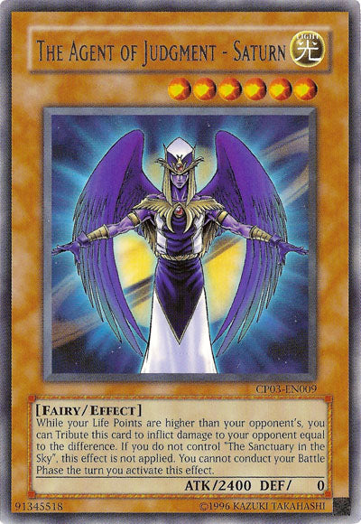 The Agent of Judgment - Saturn [CP03-EN009] Rare | Dragon's Lair Comics and Fantasy Houston TX