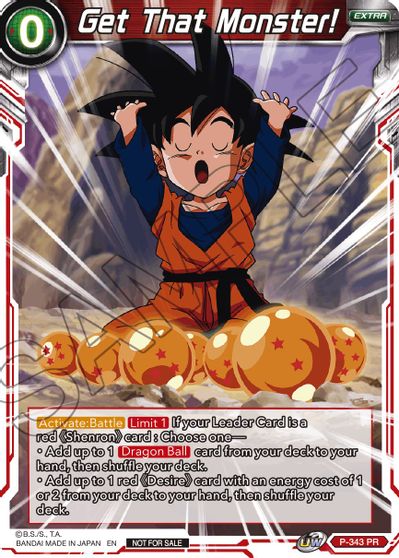 Get That Monster! (P-343) [Tournament Promotion Cards] | Dragon's Lair Comics and Fantasy Houston TX
