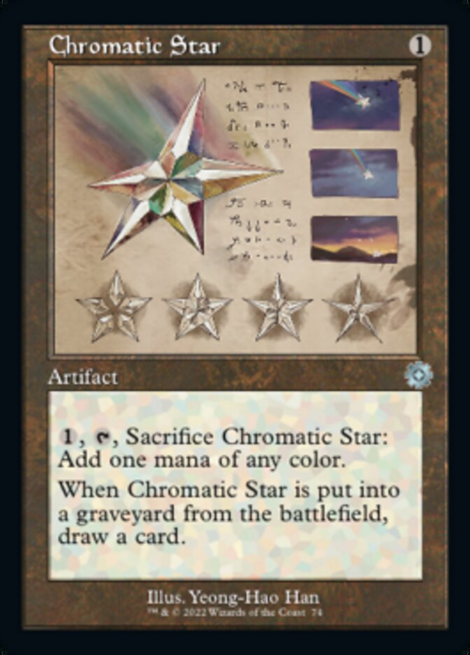 Chromatic Star (Retro Schematic) [The Brothers' War Retro Artifacts] | Dragon's Lair Comics and Fantasy Houston TX