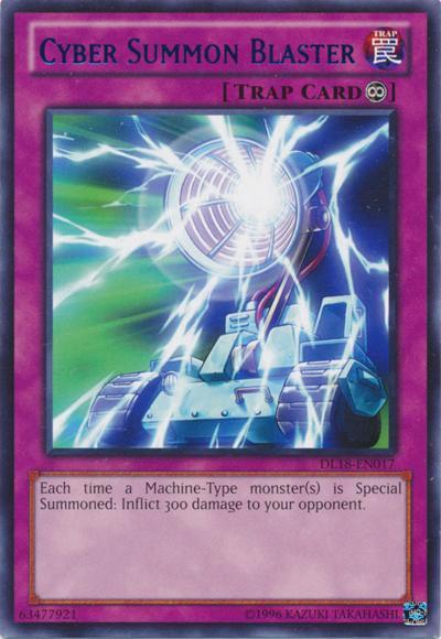 Cyber Summon Blaster (Purple) [DL18-EN017] Rare | Dragon's Lair Comics and Fantasy Houston TX