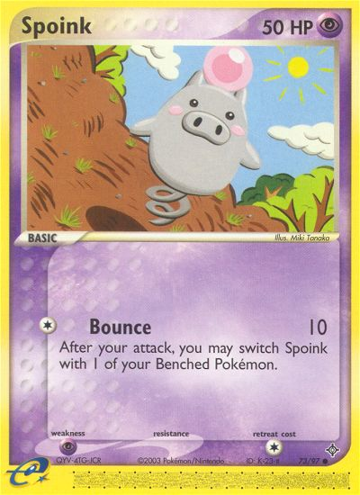 Spoink (73/97) [EX: Dragon] | Dragon's Lair Comics and Fantasy Houston TX