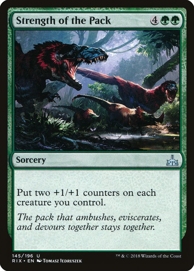 Strength of the Pack [Rivals of Ixalan] | Dragon's Lair Comics and Fantasy Houston TX